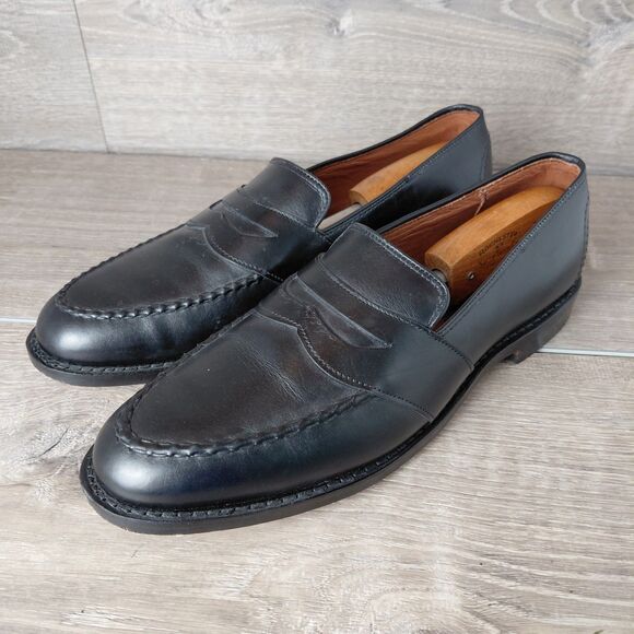 Allen Edmonds Randolph Black Leather Penny Loafers Shoes Slip On Men\'s Size 10 main image 5
